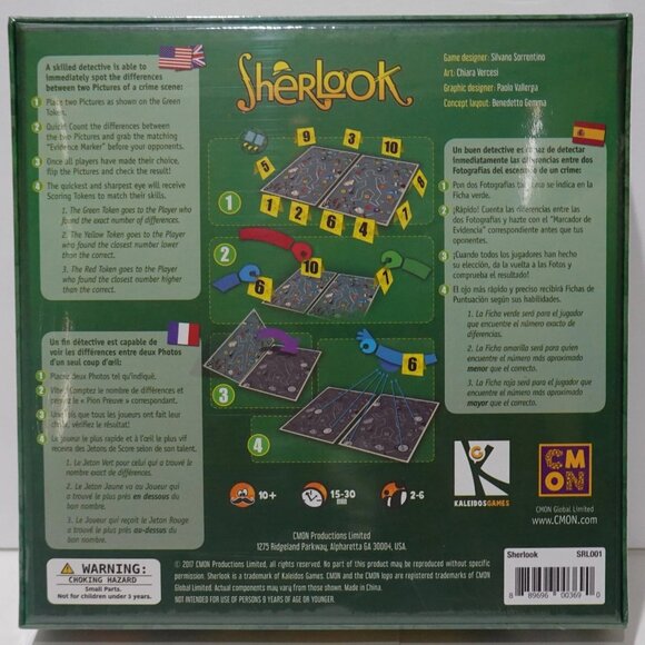 Sherlook detective board game.  NWT - Picture 2 of 6